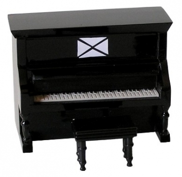 Miniaturinstrument Piano mit Hocker