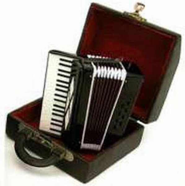 Miniaturinstrument Akkordeon